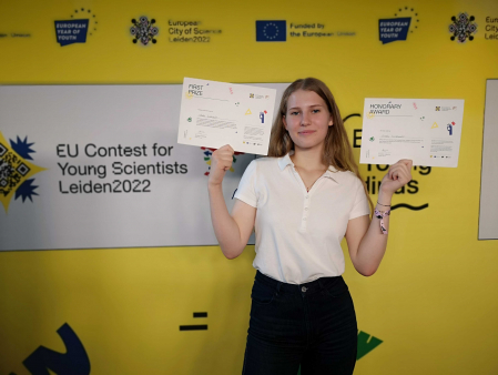 Fantastiškas pasiekimas: Lietuvos atstovė pelnė pirmąją vietą ES jaunųjų mokslininkų konkurse