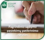 Matematikos pagrindinio ugdymo pasiekimų patikrinimo užduoties aprašo projektas