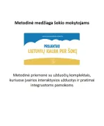 Metodinė medžiaga – projektas „Lietuvių kalba per šokį“ šokio mokytojams