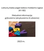 Metodinė informacija grįžusiems (atvykusiems iš užsienio)