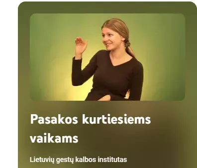 Pasakos kurtiesiems vaikams