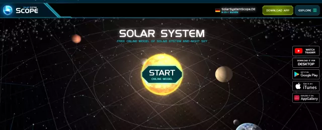 „Solar System Scope“