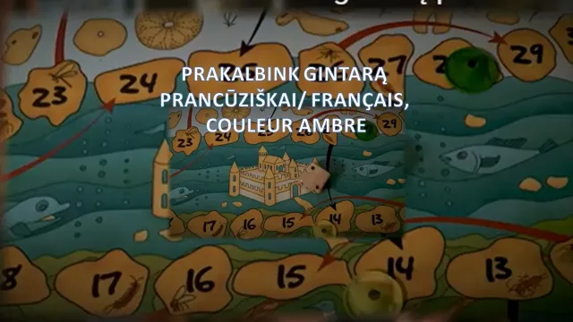 PRAKALBINK GINTARĄ PRANCŪZIŠKAI/ FRANÇAIS, COULEUR AMBRE