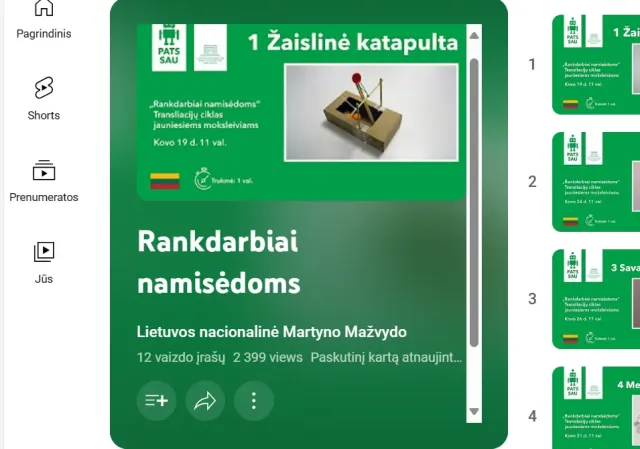 Rankdarbiai namisėdoms