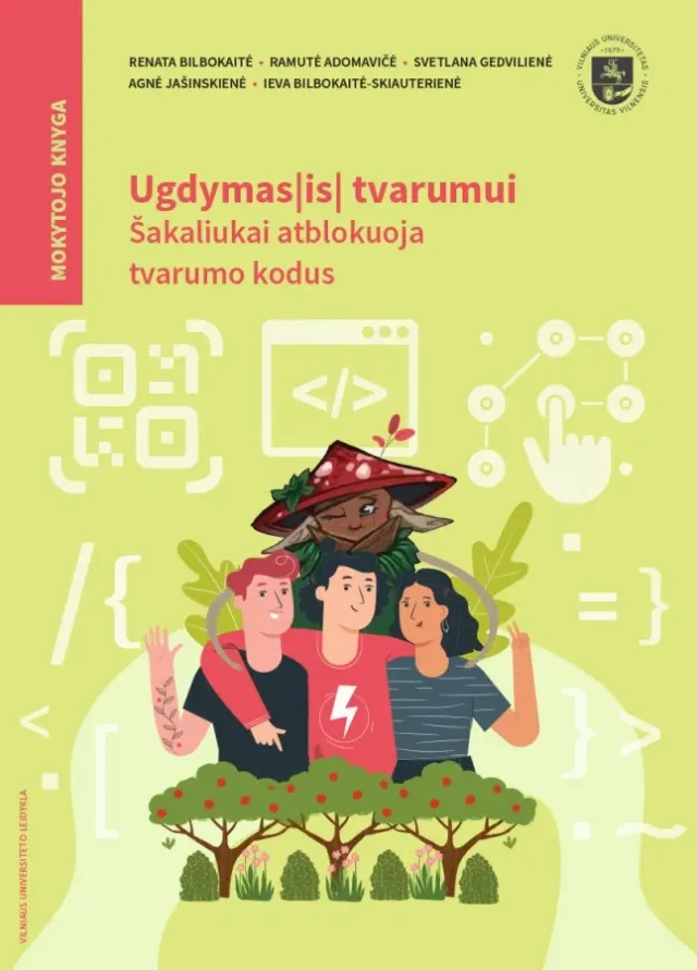 E. knyga „Ugdymas(is) tvarumui. Šakaliukai atblokuoja tvarumo kodus“ (Mokytojo knyga)